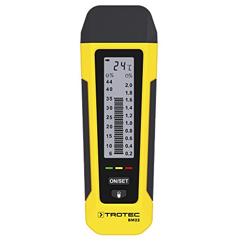 TROTEC BM22 Feuchteindikator Feuchtemessgerät Holzfeuchtemessgerät Materialfeuchtemessgerät Prüfer für Feuchtemessung