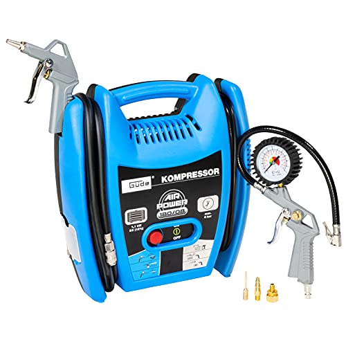 AstroAI 2-in-1 Metallzylinder Luftkompressor 20V Akku & 12V Auto-Netzteil  Tragbare Kabellose Elektrischer Kompressor 160PSI