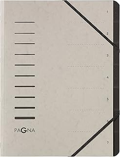 Pagna 40058-21 Ordnungsmappe 7 Fächer, hellgrau